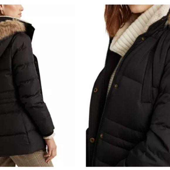 NWT LAUREN Ralph Lauren Puffer Coat - Picture 3 of 7